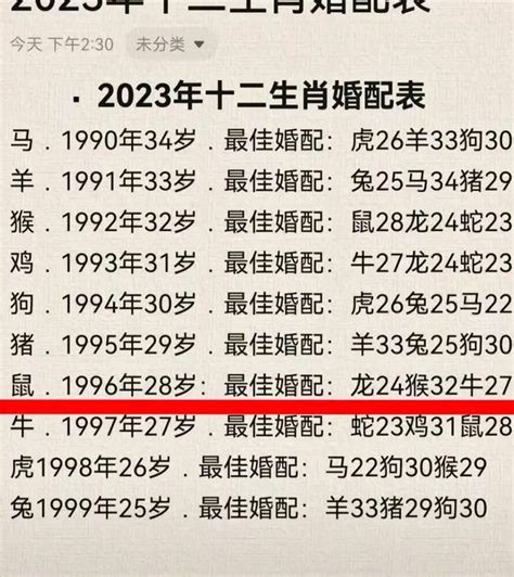 96 年 生肖|1996年属什么生肖